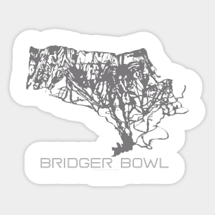 Bridger Bowl Resort 3D Sticker